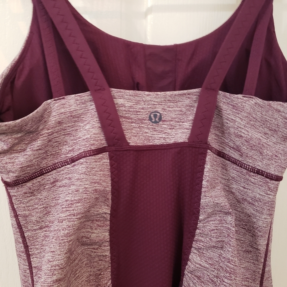 Lululemon Active Strength Tank Heathered Plum / Plum - Picture 2 of 5
